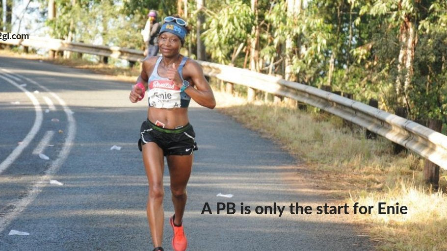 Enie Manzini - a Comrades shinning light